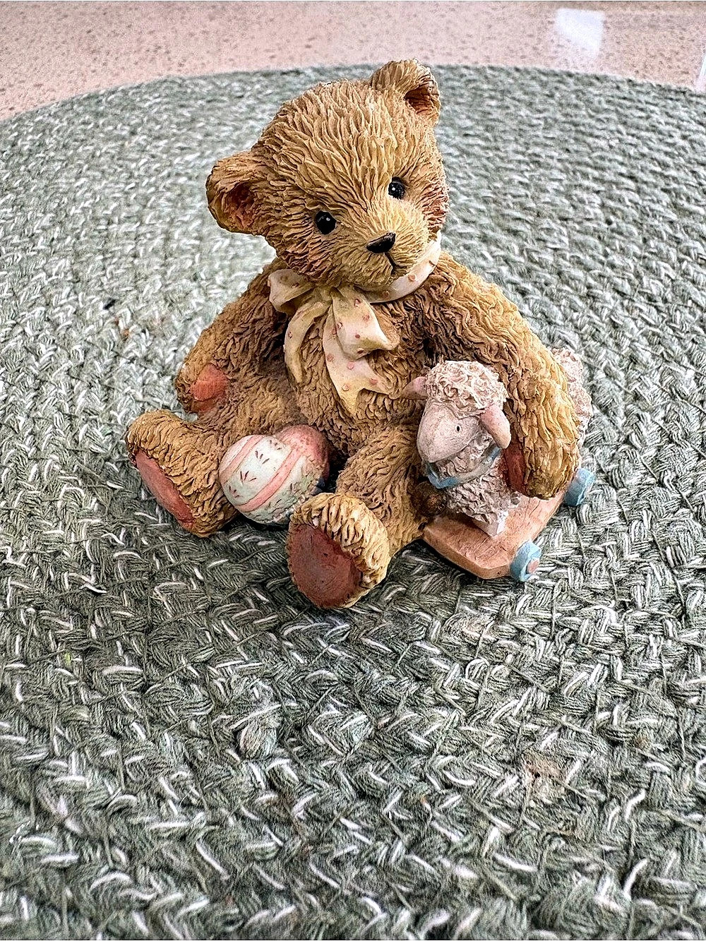 Cherished Teddies Chelsea "Good Friends Are A Blessing" Bear Figurine Brown &